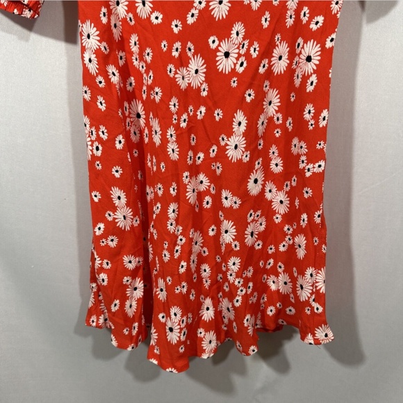 NWT $45 RIXO for Target [ 2 ] Floral Puff Sleeve Swing‎ Dress in Red Daisy - Picture 11 of 15